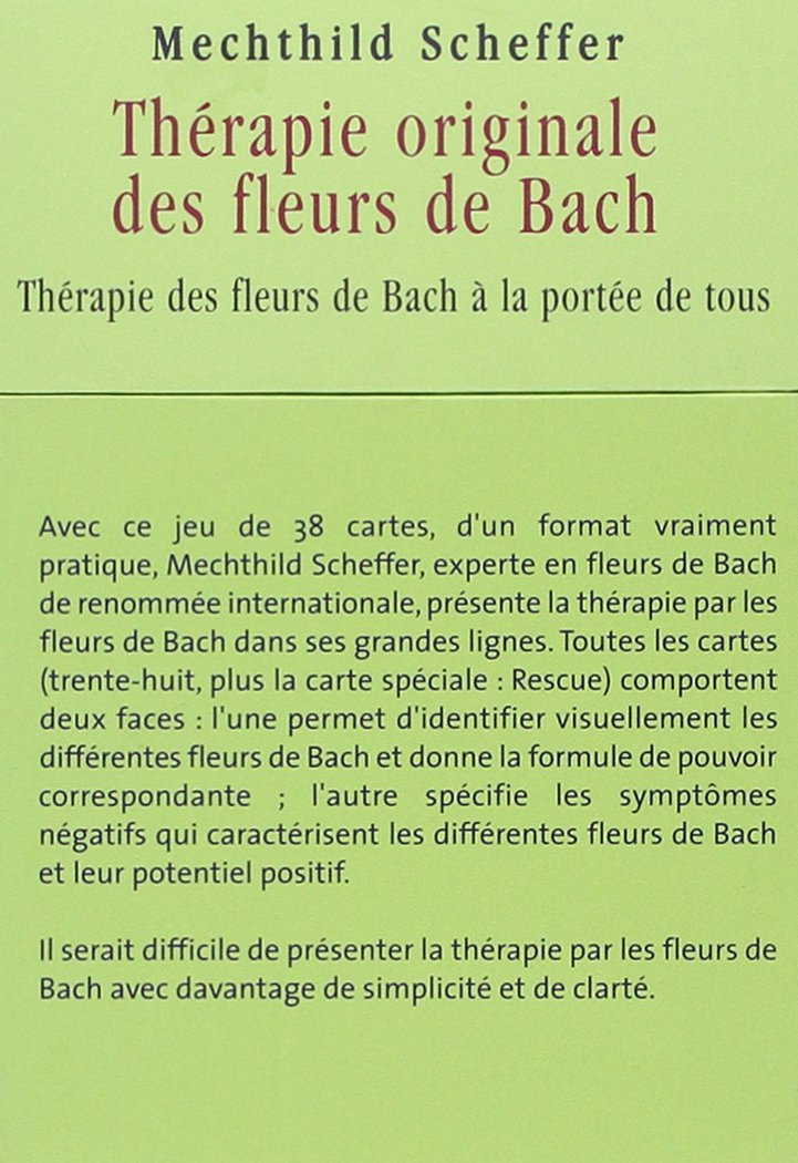 Thérapie originale des fleurs de Bach - Coffret