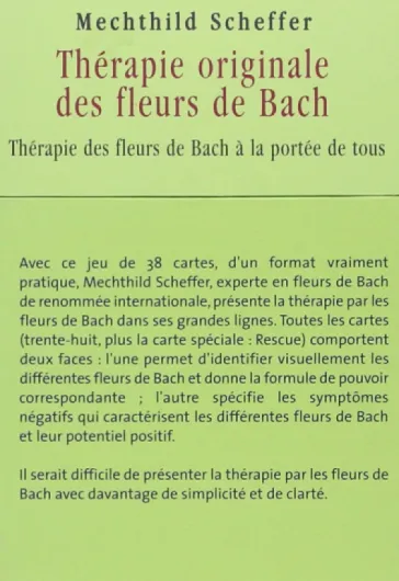 Thérapie originale des fleurs de Bach - Coffret
