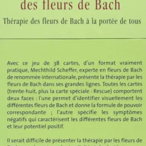 Test Thérapie originale des fleurs de Bach - Coffret : un petit jeu de cartes pratique pour choisir ses fleurs