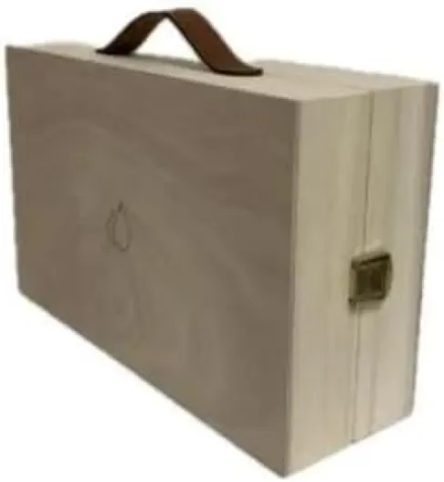VOSHUILES - Coffret Valise 32 Huiles Essentielles - 16 flacons de 10ml et 16 flacons de 5ml - Bois de Bourgogne - Sélection Complète pour Aromathérapie - Marron