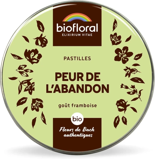 Peur de l'Abandon - BIO - 165 Pastilles - Equilibre Emotionnel - Fleurs de Bach Authentiques