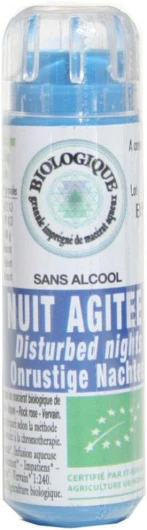 KOSMEO B Nuit Agitée Complexe Fleurs de Bach Granules sans Alcool Renforcé par Chromothérapie - BIO