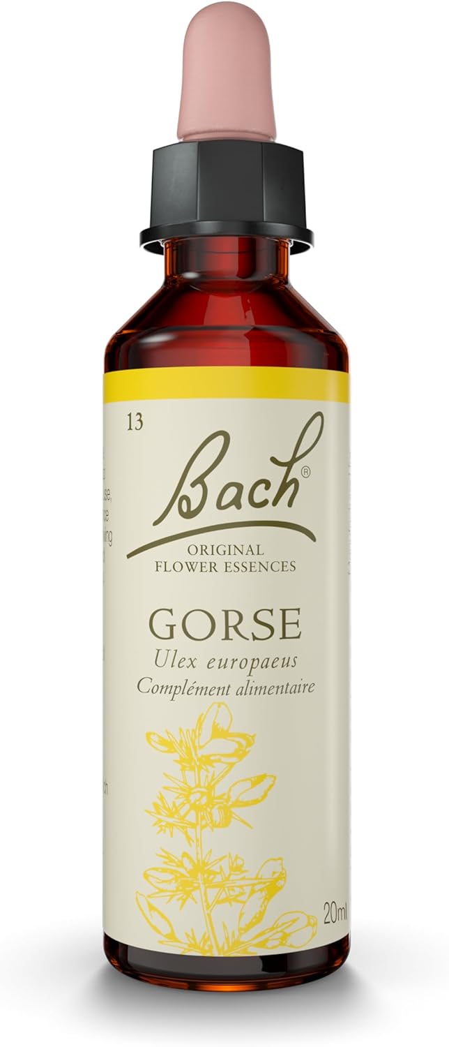 FLEURS DE BACH ORIGINAL - Gorse No 13 - Pour plus d'espoir - Aide à être plus optimiste et de foi - Élixir floral naturel pour le bien-être émotionnel - Compte-Gouttes 20ml - Vegan 20 ml (Lot de 1) Espoir