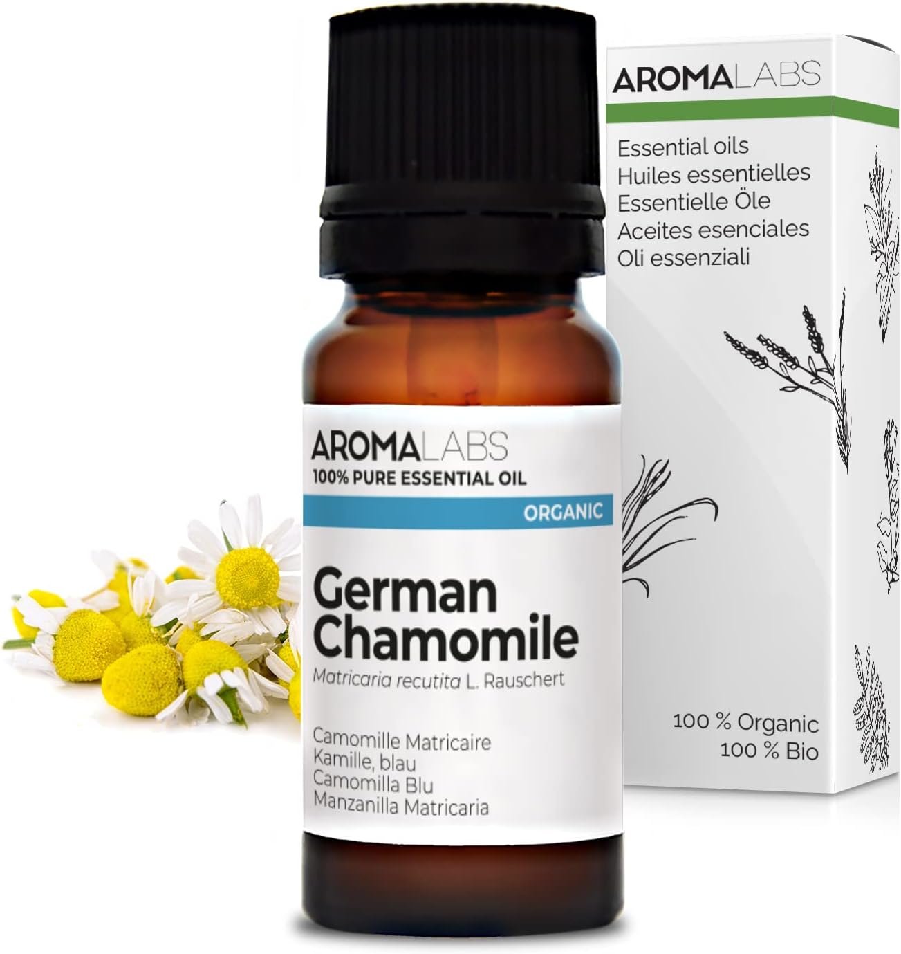 Camomille Matricaire BIO - Huile Essentielle Chémotypée et Certifiée AB - 10 mL