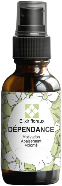 Elixir floraux Dependance - Pour lutter contre toutes les Addictions (SPRAY 30 ML), lot de 2
