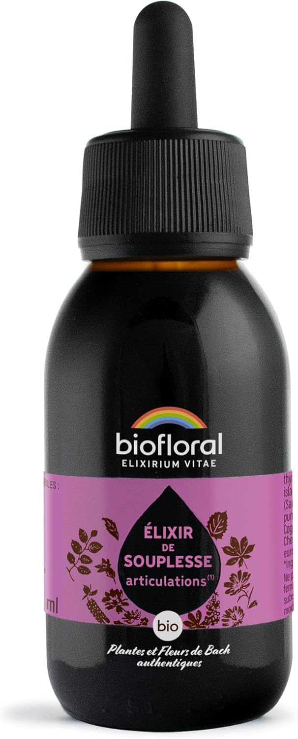 Elixir de Souplesse BIO - Flexibilité articulaire - Fleurs de Bach Authentiques - 100 ml