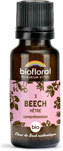 03 Beech, Hêtre BIO - 470 Granules - Compréhension - Fleur de Bach Authentique - Sans Alcool