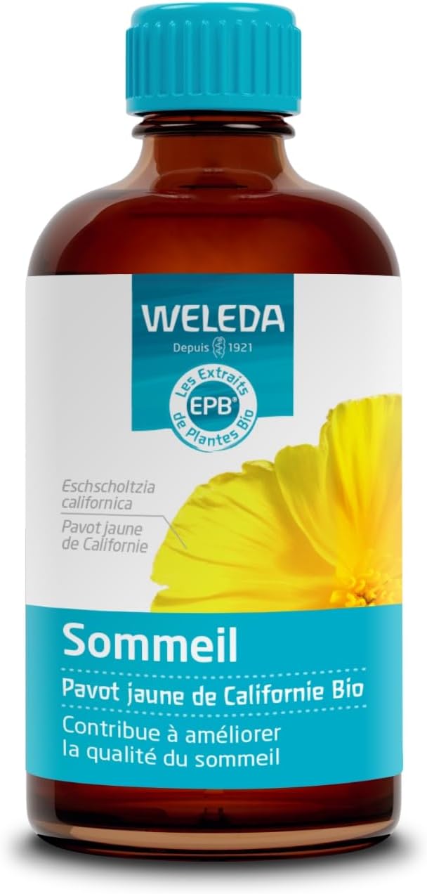 EPB® Pavot jaune de Californie Bio - Sommeil - Complément Alimentaire Naturel - Contribue à améliorer la qualité du sommeil - Bio** - Vegan*** - 100ml
