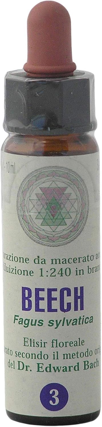 Beech N°3 Fleur De Bach farmaflor 1 Flacon Comtpe Gouttes 10ml - Made in Italy
