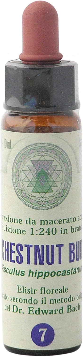 Chestnut Bud n° 7 Fleur de Bach farmaflor, 1 Flacon Comtpe Gouttes 10ml - Made in Italy