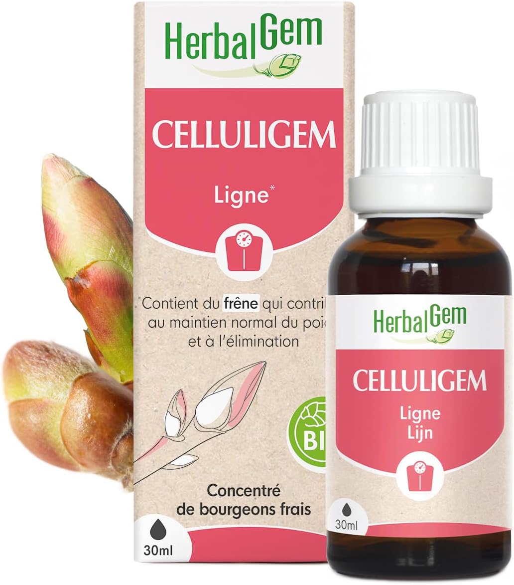 CELLULIGEM Bio - Complexe Minceur de Gemmothérapie Concentrée - 30 ML Cellulite
