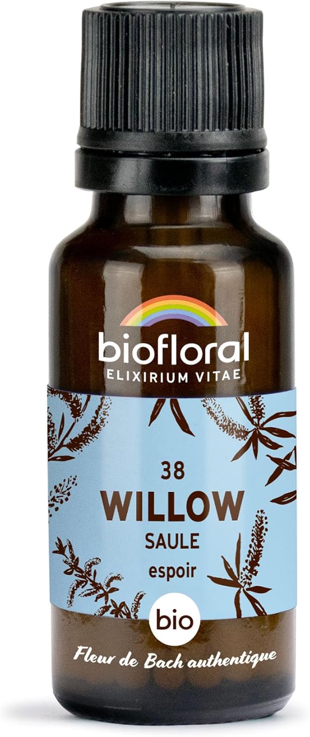 38 Willow, Saule BIO - Espoir - Fleur de Bach Authentique - 470 Granules - Sans Alcool
