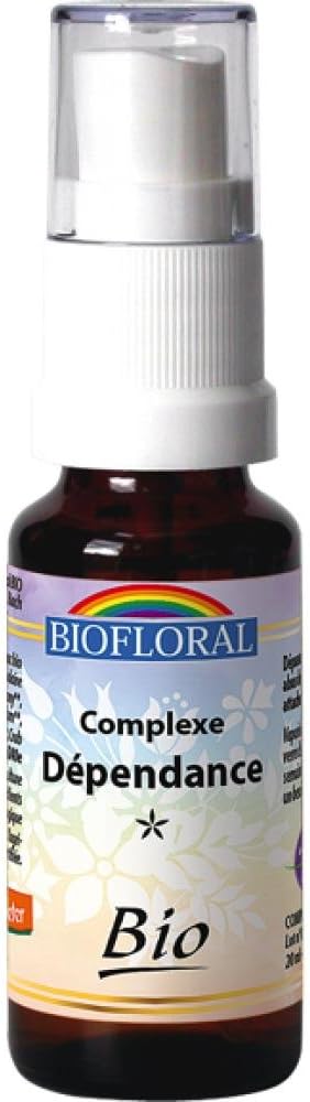 Elixir floral du docteur bach complexe n°1 dependance - vaporisateur élixir floral 20 ml