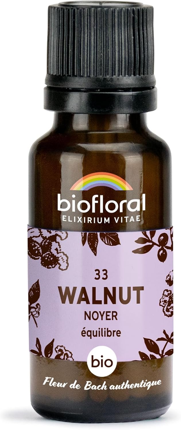 33 Walnut, Noyer BIO - Equilibre - Fleur de Bach Authentique - 470 Granules - Sans Alcool