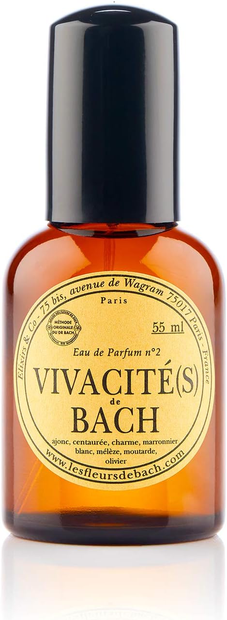 Elixirs & Co - Eau de Parfum aux Fleurs de Bach - Vivacité(s) - Parfum Dynamisant - Bien-être - Energies Positive - Soins du Corps Naturels - Made in France - 55ml
