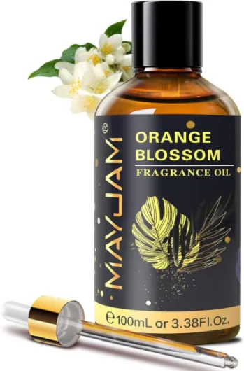 Huile Parfumée De Fleur D'oranger 100ml,Premium Huile Fleur D'Oranger Pour Diffuseur D'Huiles Essentielles, AromathéRapie, Le Parfum Du Matin Fleur D'oranger -NEW