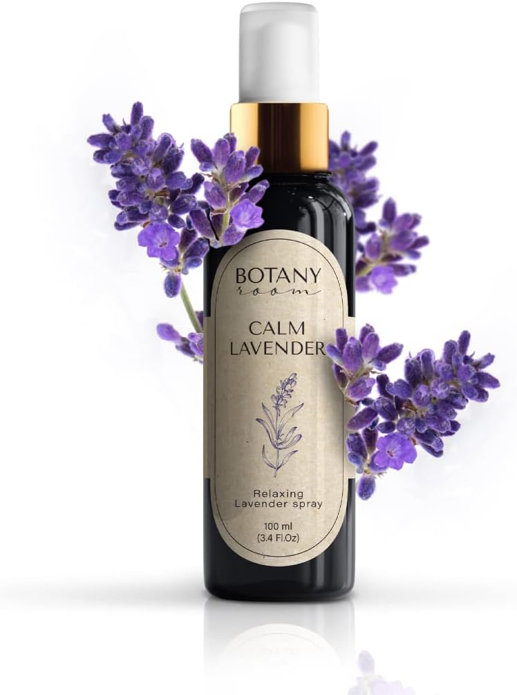 Spray d'ambiance relaxant à la lavande pour le calme et le sommeil - Brume d'huiles essentielles naturelles pour réduire le stress et l'anxiété, spray d'oreiller naturel pour aider Lavanda 100ml 100 ml (Lot de 1)