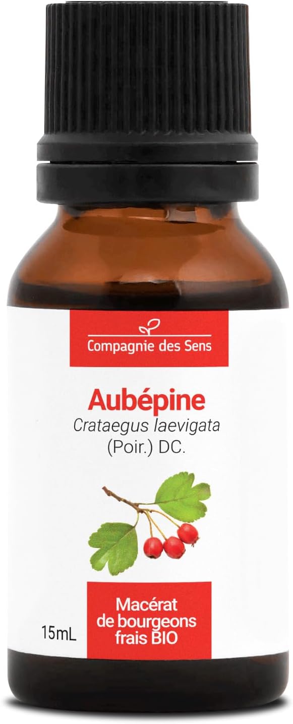 Aubépine BIO - 15mL - (Crataegus Laevigata) – Macérat concentré de bourgeons frais