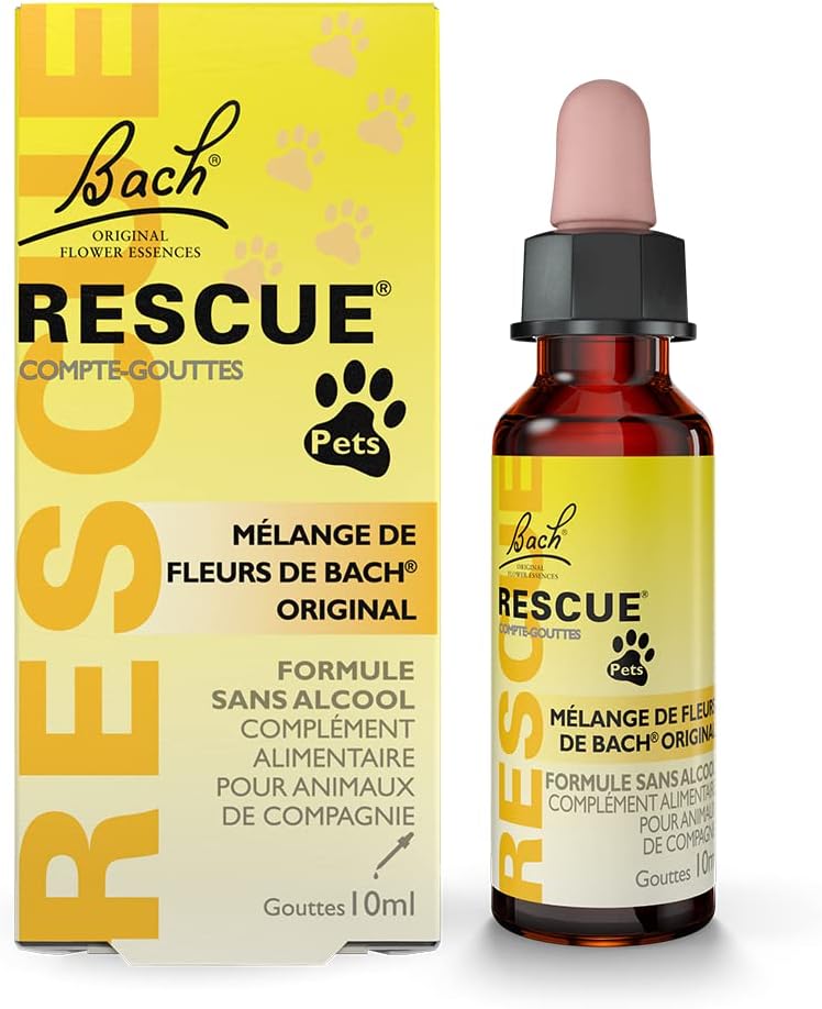 Pets Compte-Gouttes, La sérénité à portée pour nos animaux de compagnie, Vegan, Complément alimentaire pour animaux de compagnie, 1 Flacon Compte Gouttes, Jaune, 10ml Compte-gouttes 10 ml (Lot de 1)
