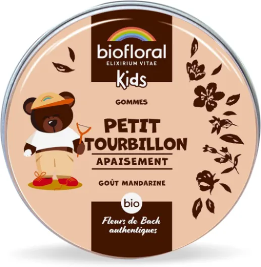 KIDS - Petit Tourbillon - BIO - Apaisement - Fleurs de Bach Authentiques - Sans Alcool - 45g Petit Tourbillon 45 unité (Lot de 1)