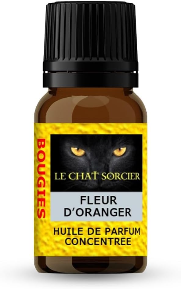 Huile de Parfum pour Bougies - Diffusion - Fleur d'Oranger (10ml)