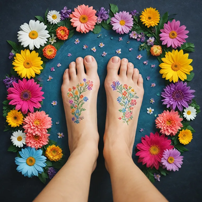 Comprendre la zone du pied en réflexologie et son lien avec les fleurs de Bach