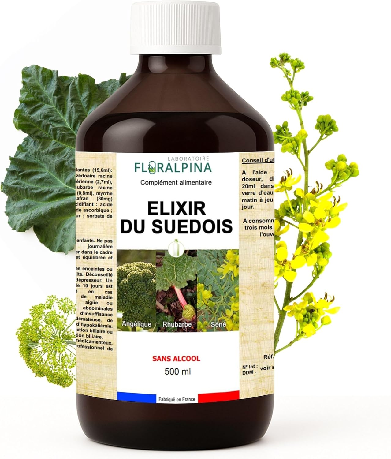 Elixir du suédois Maria Treben 500ml - Recette originale de Maria Treben - Fabrication Française