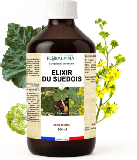 Elixir du suédois Maria Treben 500ml - Recette originale de Maria Treben - Fabrication Française