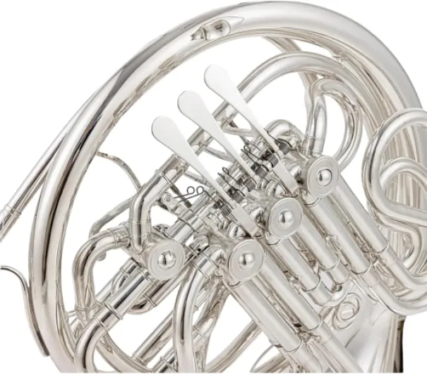 Cor Français Et Kit Bach Cor Dharmonie Intégral Double 4 Touches F Bb Argent Avec Accessoires