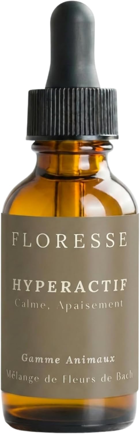® – Fleurs de Bach Animaux Hyperactifs 30ml +1 OFFERT – Cure complète – Apaisement, calme, canalisation – Élixir floral traditionnel – Lot 2 flacons - Élixir floral traditionnel 30 ML