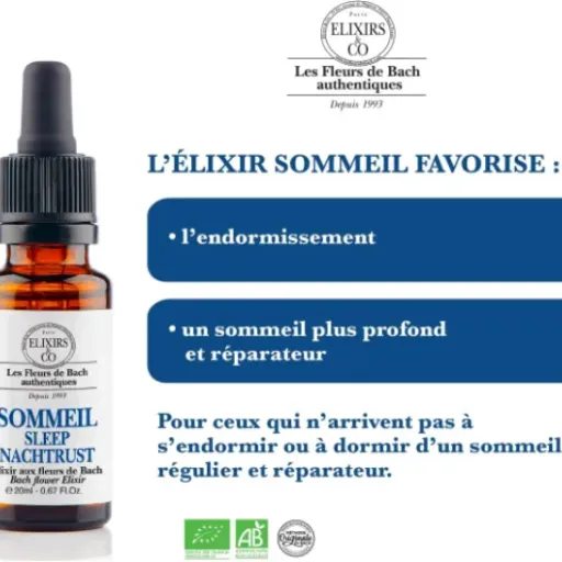 Test Elixirs & Co Sommeil Bio : les fleurs de Bach qui calment un peu la tête avant de dormir