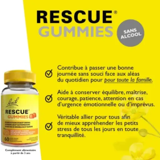 Test RESCUE Gummies Orange Nuit : des bonbons anti-stress qui font (un peu) le taf