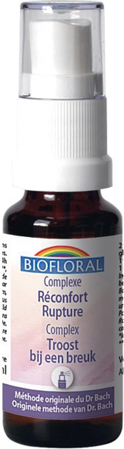 Biofloral Fleurs de Bach Complexe Réconfort Rupture C21 Bio 20 ml