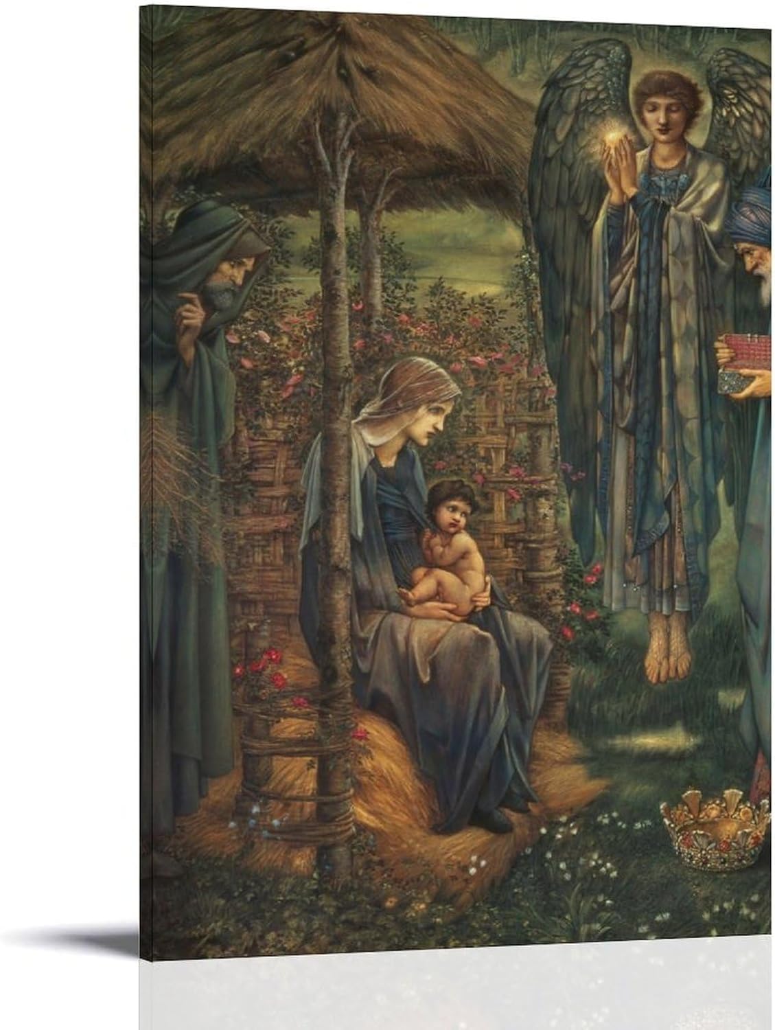 YiQuSoft Edward Burne-Jones L'étoile de Bethléem Poster Art Peinture sur toile Décoration murale Photo Décoration d'intérieur moderne Cadre 20 x 30 cm 08x12inch(20x30cm) Cadre