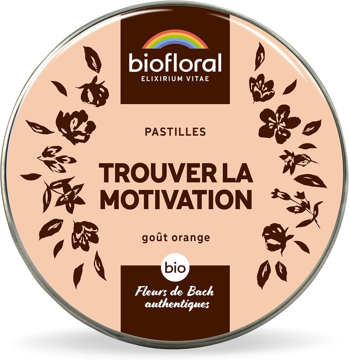 BIOFLORAL - Trouver la Motivation - BIO - 165 Pastilles - Confiance et Energie Intérieure - Fleurs de Bach Authentiques 165 Pastilles Trouver la Motivation