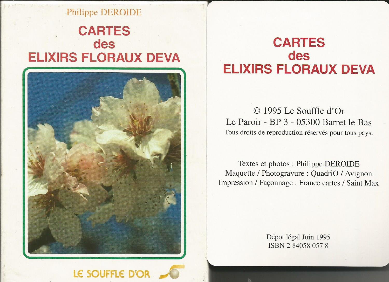 Cartes des élixirs floraux Déva (jeu de 64 cartes)