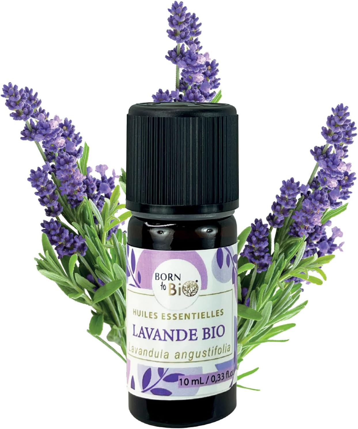 Huile Essentielle Lavande Bio - 100% Pure et Naturelle - Propriétés Relaxantes - Réduit le Stress et Favorise un Sommeil Réparateur - Certifié AB - 10ml