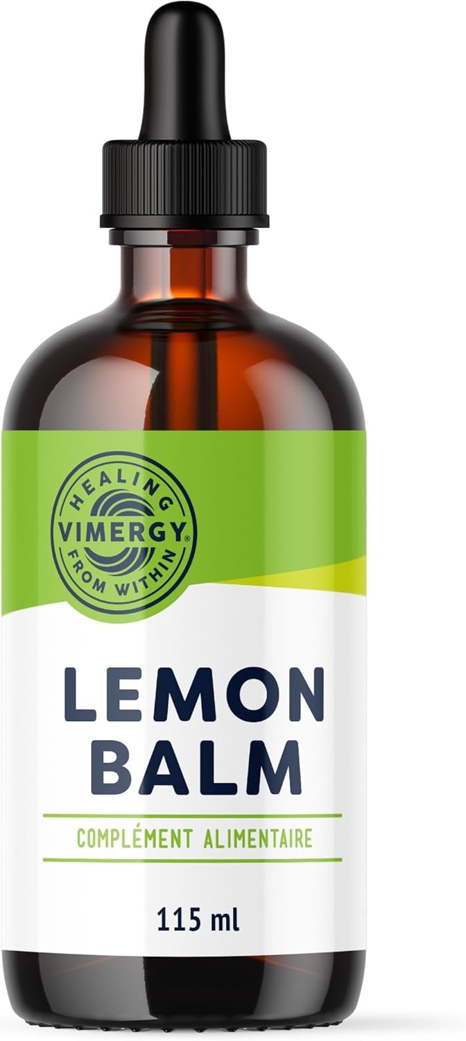 Mélisse Liquide, 57 portions – Complément à base de Mélisse – Complément de Citronnelle Liquide avec Glycérine – Complément Végan – sans Sucre ni Liant – Sans OGM et sans Gluten (115 ml) 115 ml (Lot de 1)