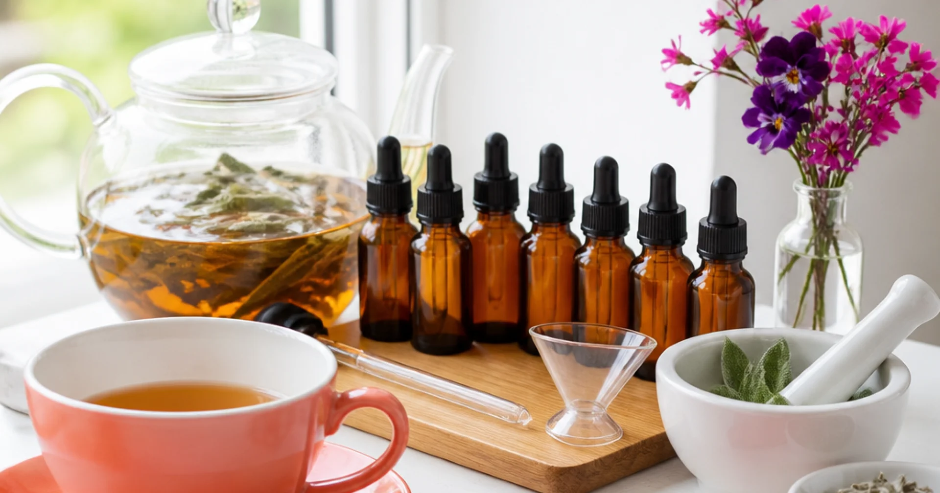 Sauge tisane et fleurs de Bach : apaiser le mental par les plantes