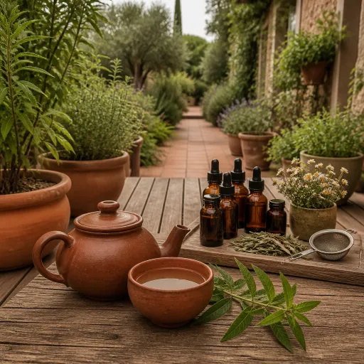 Apaiser le stress avec une verveine infusion : quand la tisane rencontre les fleurs de Bach